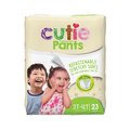 Cuties Cutie Pants Toddler Training Pants Size 3T to 4T 32 to 40 lbs., PK 23 WP8001/1
